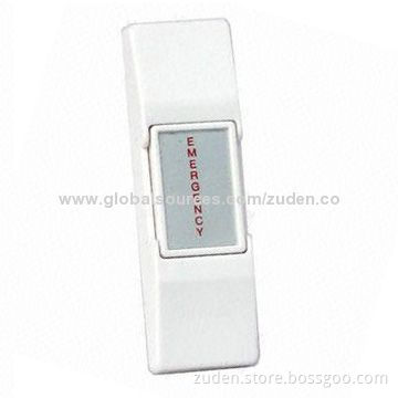 Panic Buttons with Emergency Exit Function, 12 or 24V DC Voltage and 0.3A Current